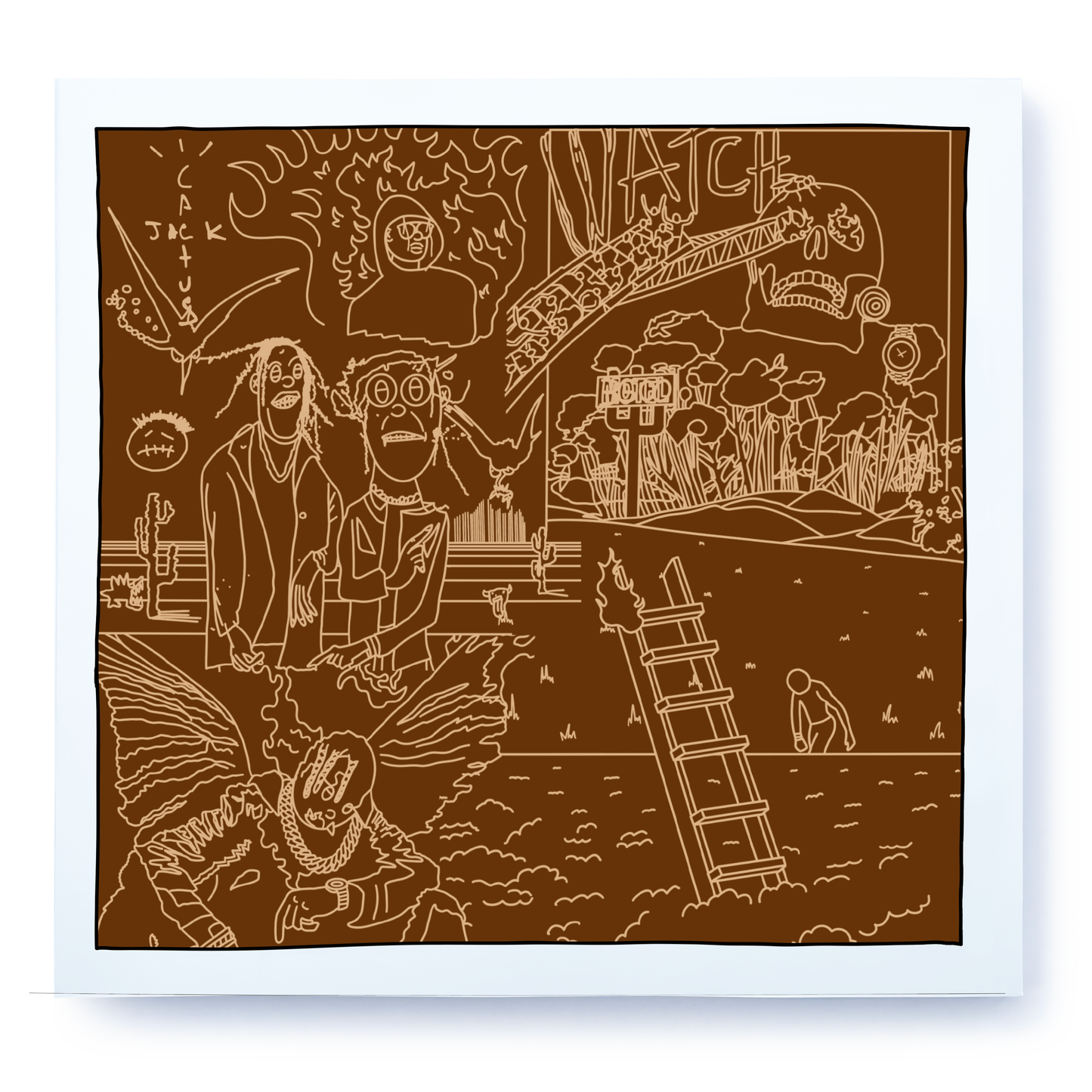 TRAVIS SCOTT COLORING BOOK