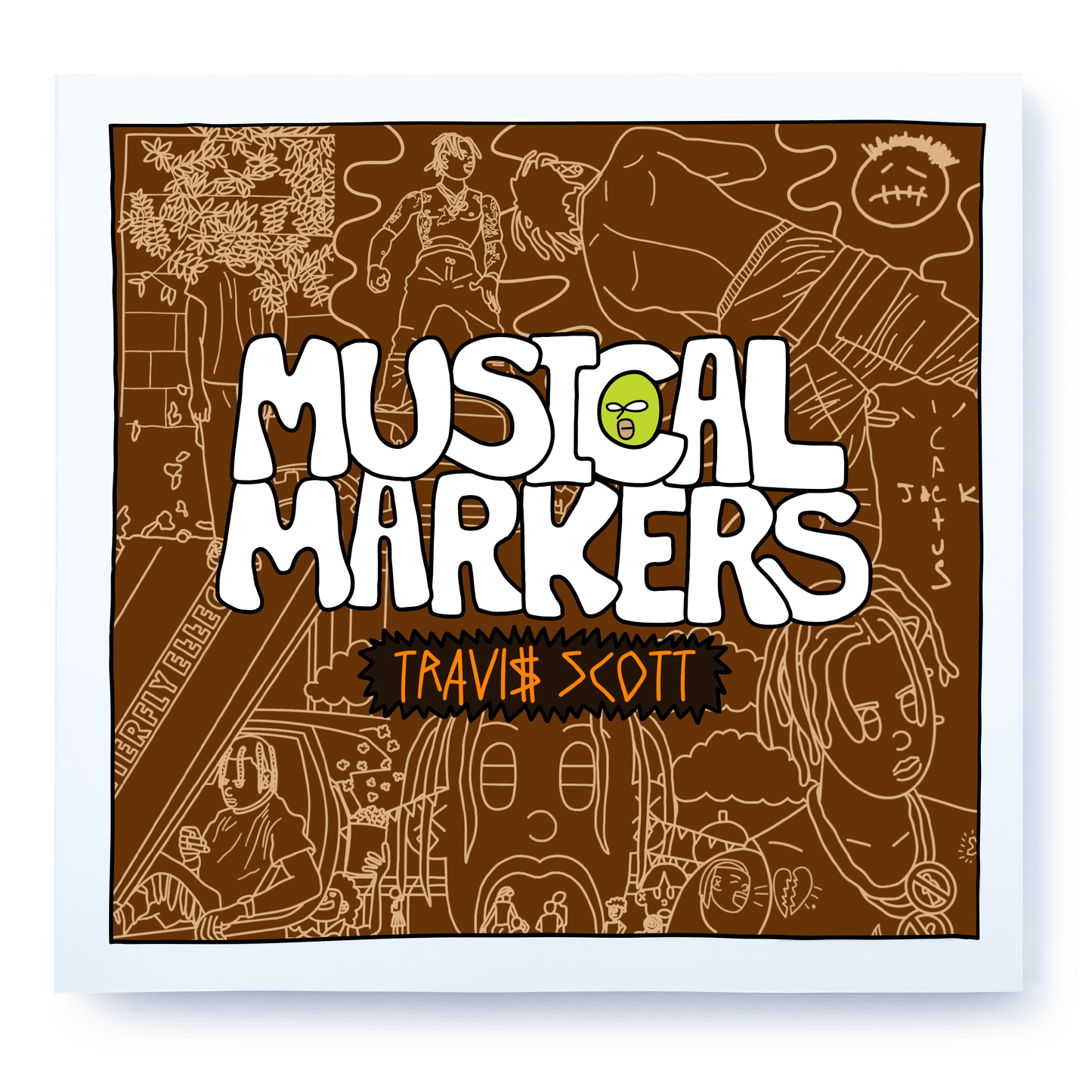 TRAVIS SCOTT COLORING BOOK